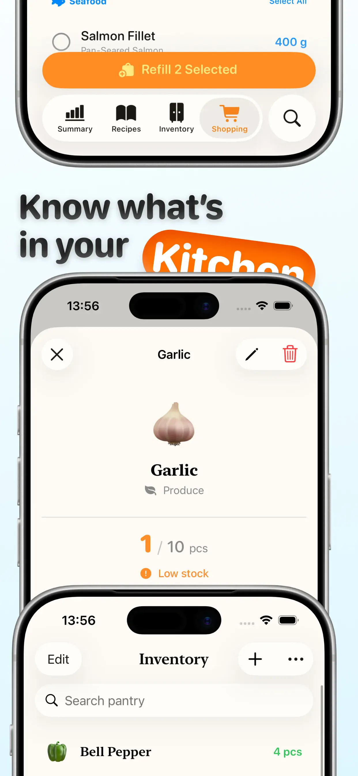Foo shopping list