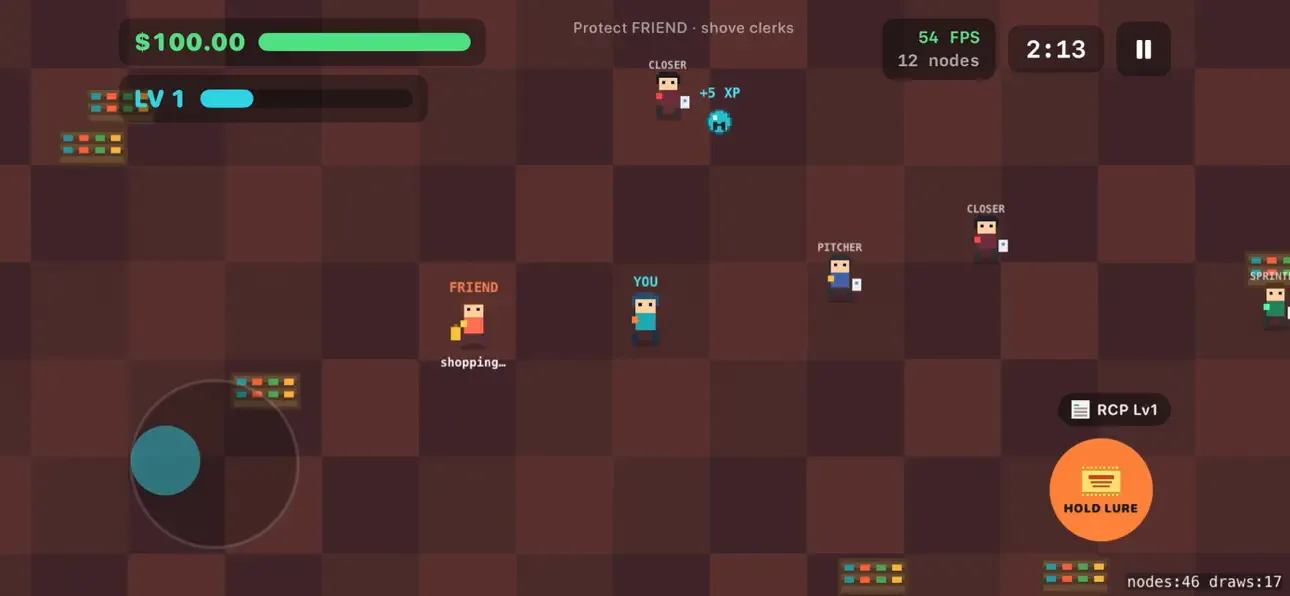 Shop Survivors endless mode screenshot