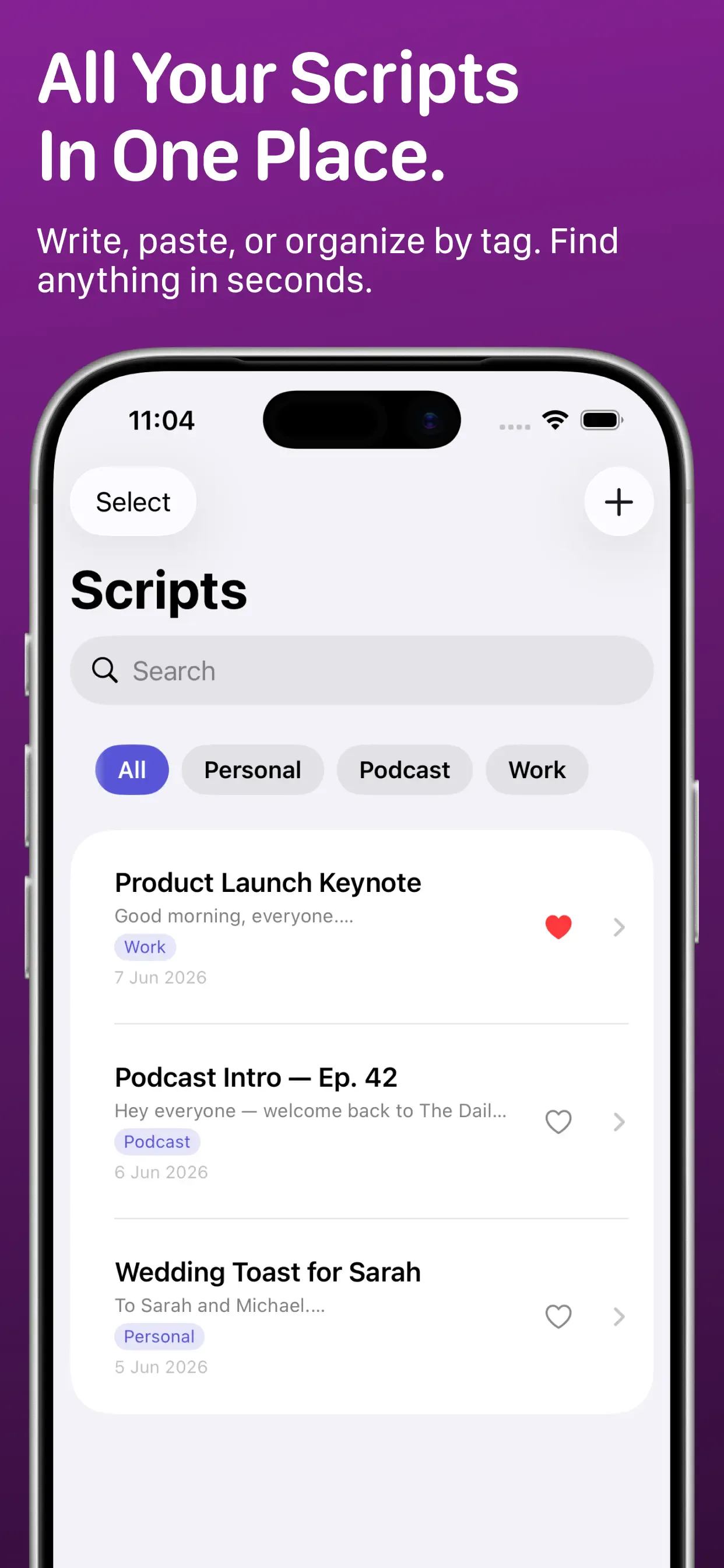 yPrompt teleprompter on iPhone